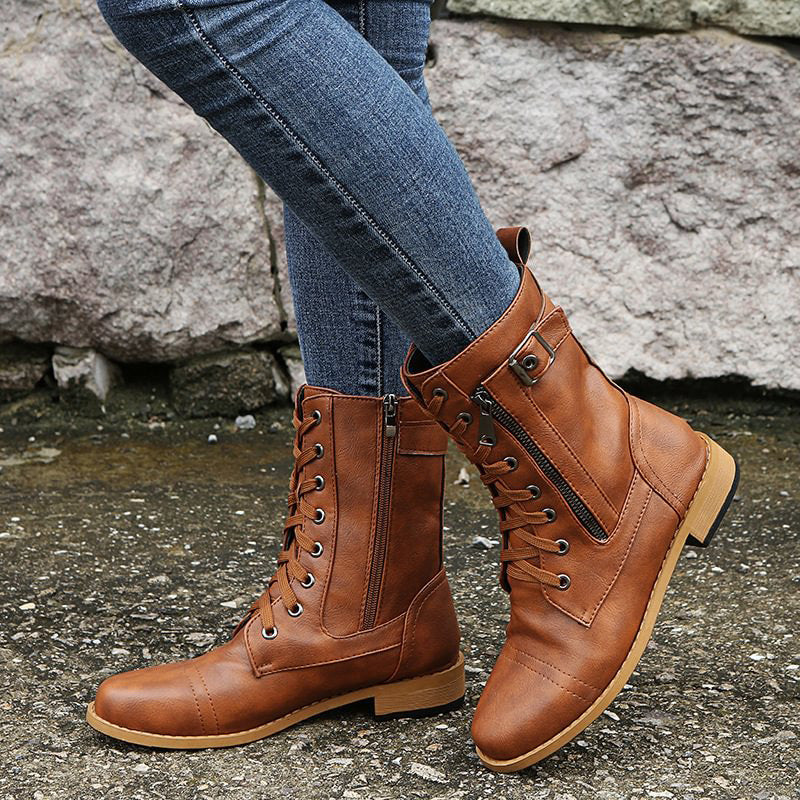 Stylish Orthopedic Leather Boots for Comfort