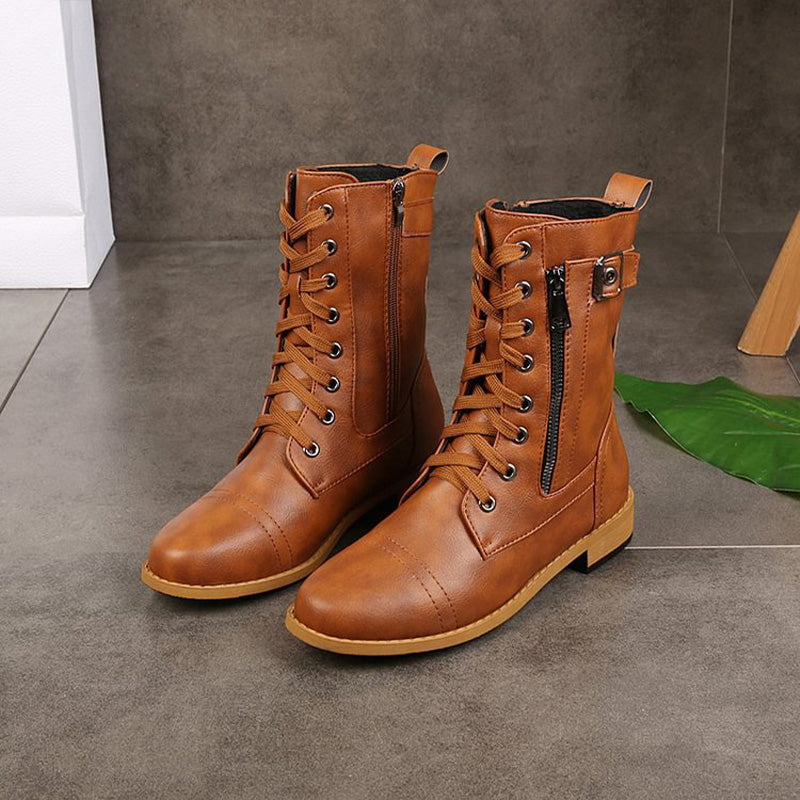 Stylish Orthopedic Leather Boots for Comfort