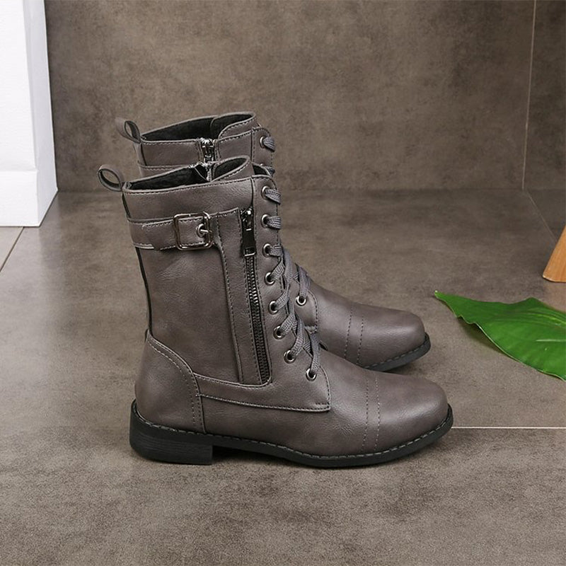 Stylish Orthopedic Leather Boots for Comfort