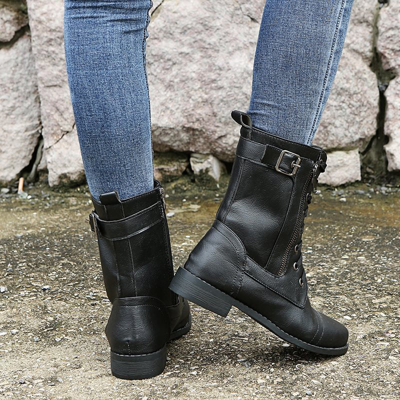 Stylish Orthopedic Leather Boots for Comfort