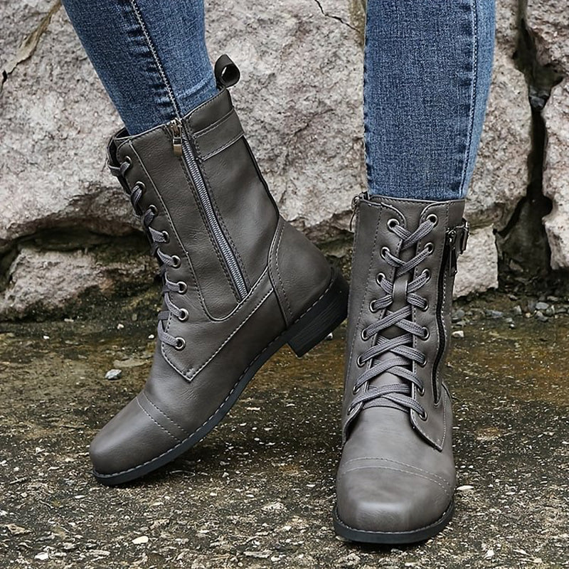 Stylish Orthopedic Leather Boots for Comfort