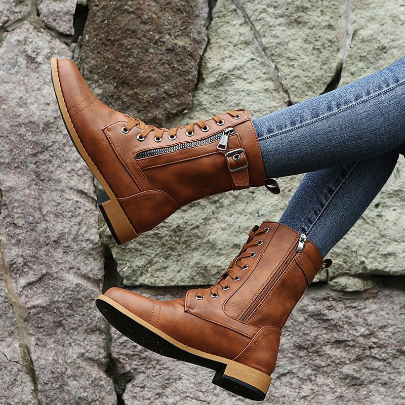 Stylish Orthopedic Leather Boots for Comfort