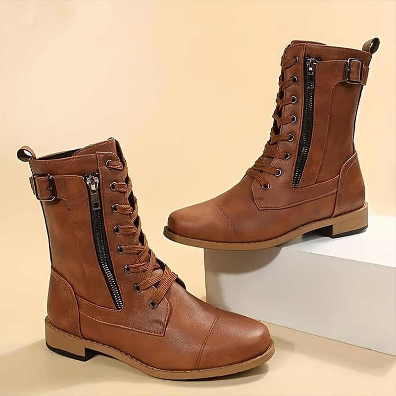 Stylish Orthopedic Leather Boots for Comfort