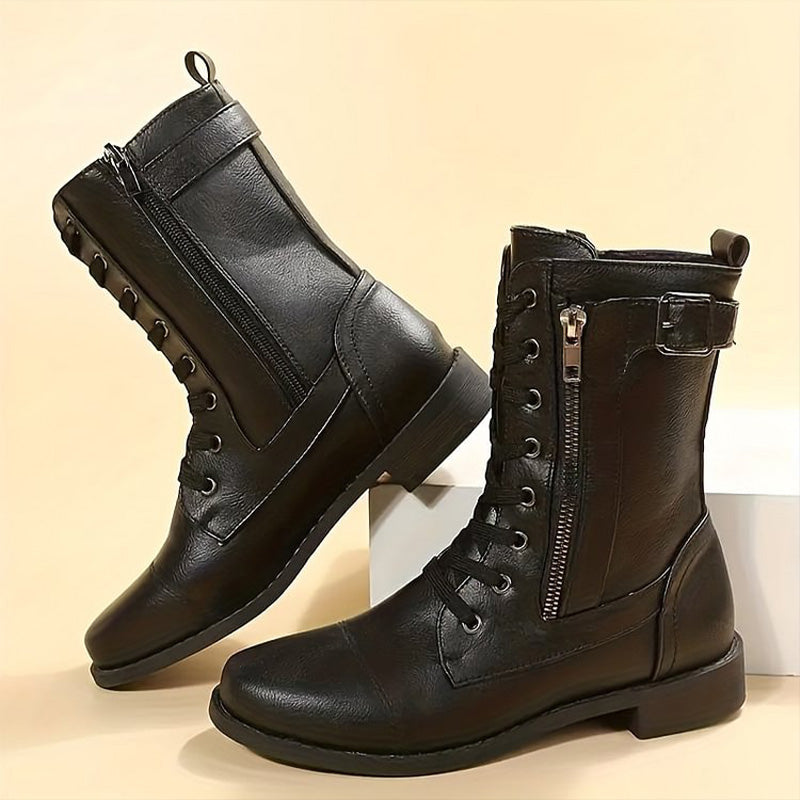 Stylish Orthopedic Leather Boots for Comfort