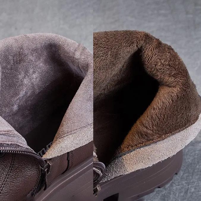 Chic Orthopedic Leather Boots for Comfort