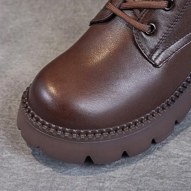 Chic Orthopedic Leather Boots for Comfort