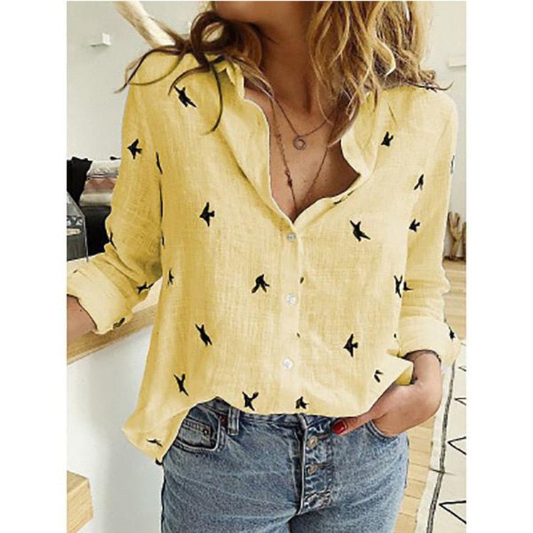 Vinusa Stylish Versatile Casual Blouse