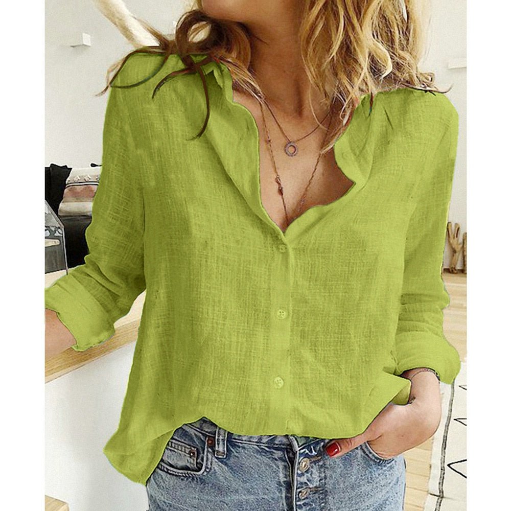 Vinusa Stylish Versatile Casual Blouse