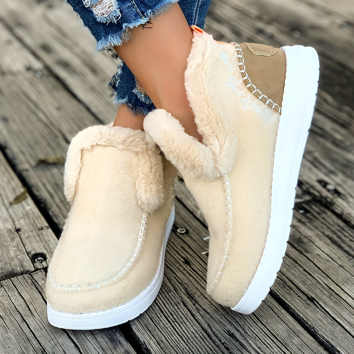 Luxurious Faux Fur Winter Slippers