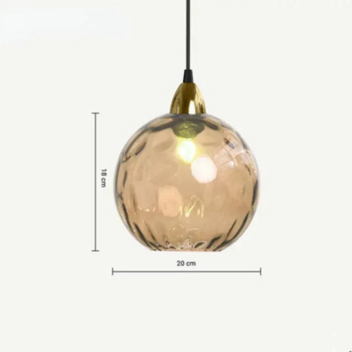 LUMINAIRE – Elegant Glass Sphere Pendant Light