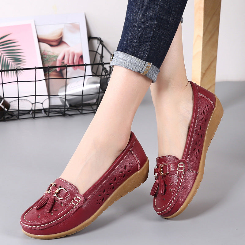 Elegant Women's Pea Slippers for Comfort