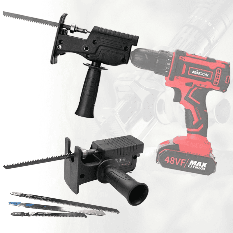 SAWPRO – Versatile Drill Reciprocating Saw Adapter