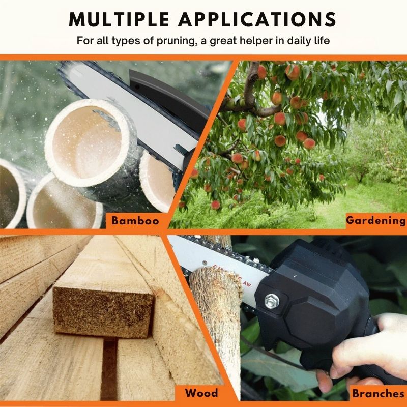 GARDENIA – Lightweight Cordless Mini Chainsaw for Effortless Gardening