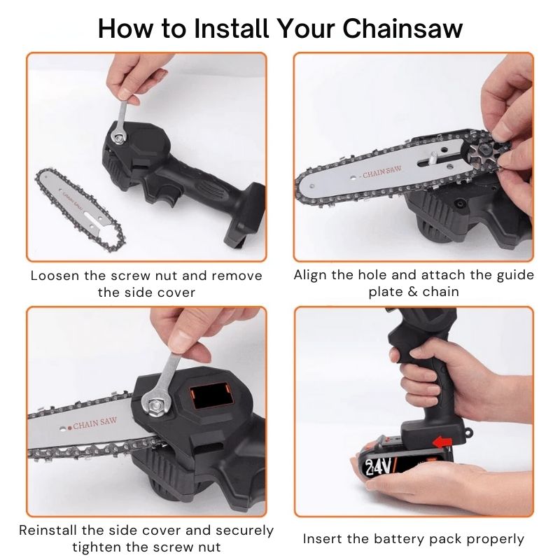 GARDENIA – Lightweight Cordless Mini Chainsaw for Effortless Gardening