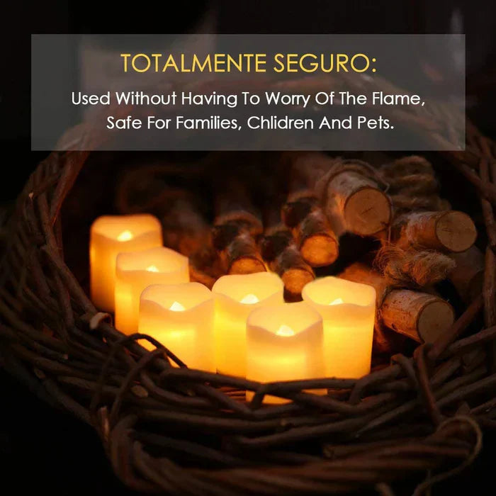 LUMINAIRE – Set of 24 Flameless LED Candles