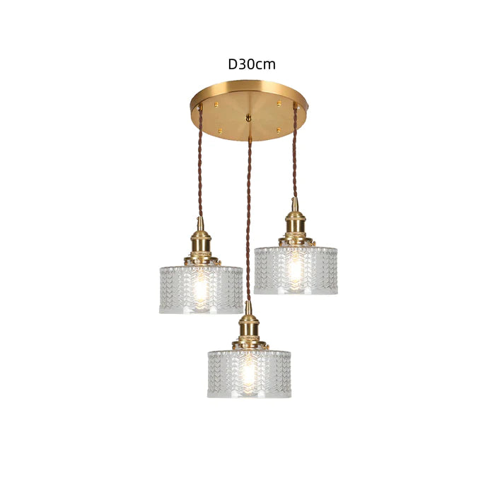 LUMINAIRE – Vintage Crystal Pendant Lamp
