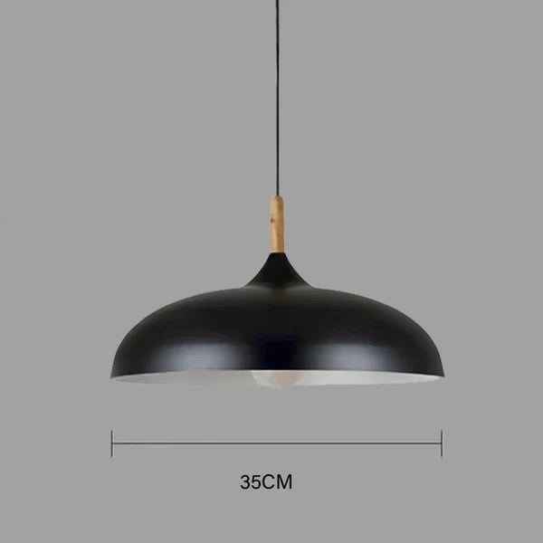 LUMINAIRE – Elegant Scandinavian Oak Ceiling Light