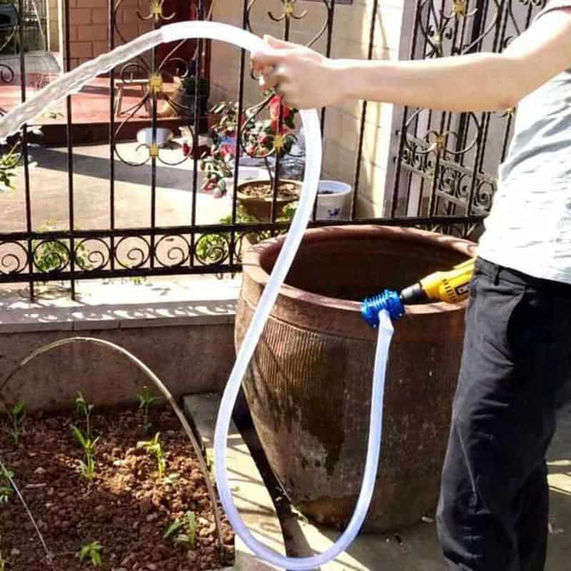 Versatile Self-Priming Drill Attachment