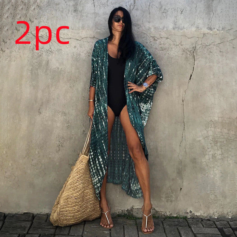 Elegant Sun Protection Beach Dress Cover-Up