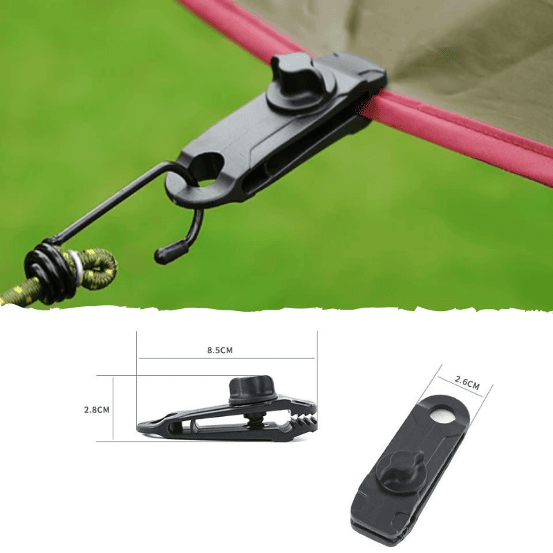 TENTLOCK – Secure Canvas Clips for Camping