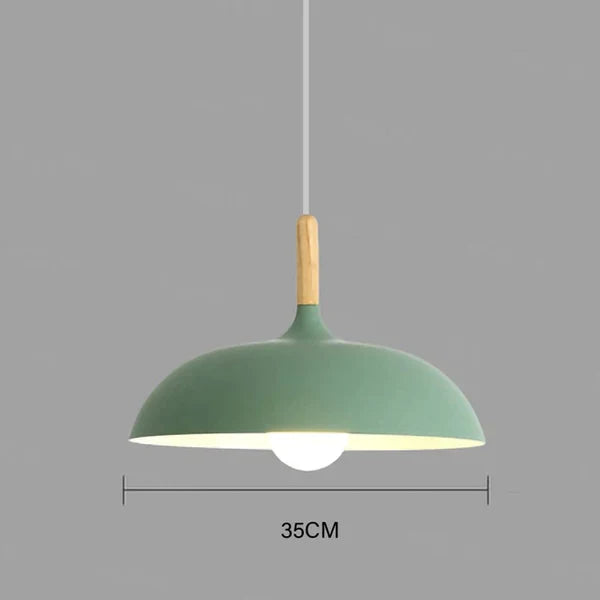 LUMINAIRE – Elegant Scandinavian Oak Ceiling Light