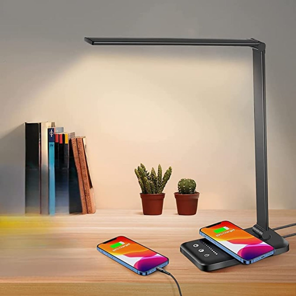LUMINOX – Modern LED Desk Lamp with USB Charging