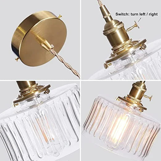 LUMINAIRE – Vintage Crystal Pendant Lamp