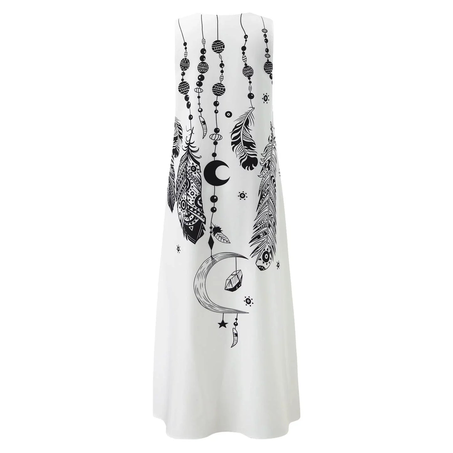 Stylish Turquoise Sleeveless Dress for Women