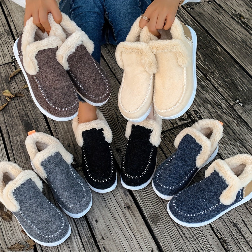 Luxurious Faux Fur Winter Slippers