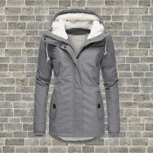 Chic Hooded Winter Coat for Women