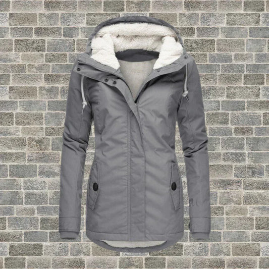 Elegant Hooded Winter Coat for Women