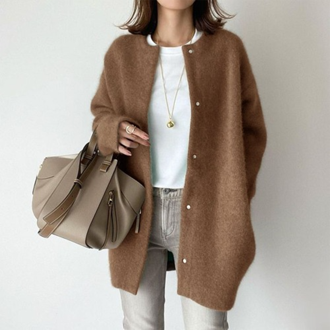 Luxurious Cotton Refined Cardigan for All