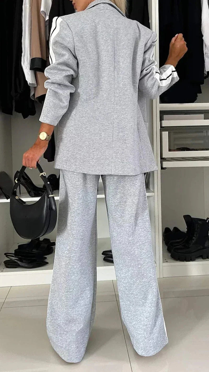 Stylish Women's Blazer and Jogger Set