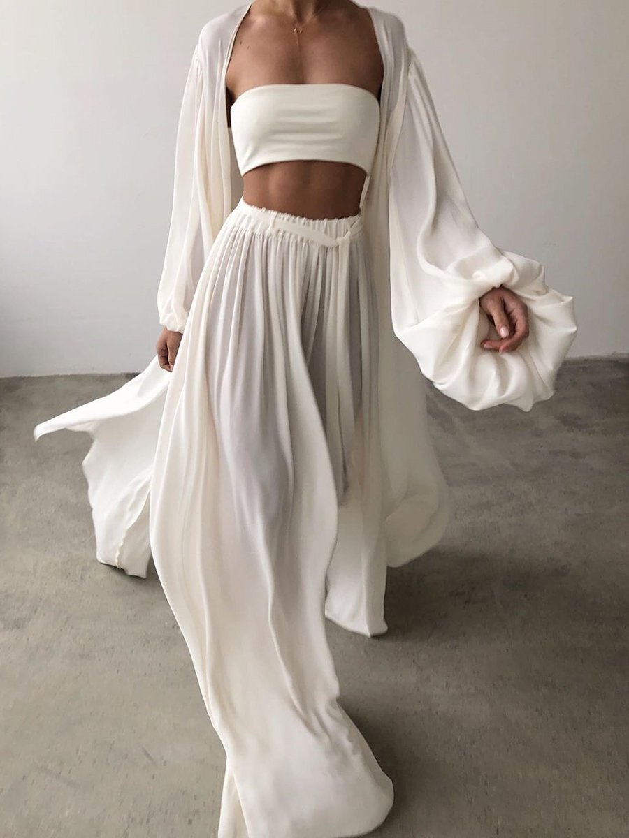 Elegant Three-Piece Casual Suit Set
