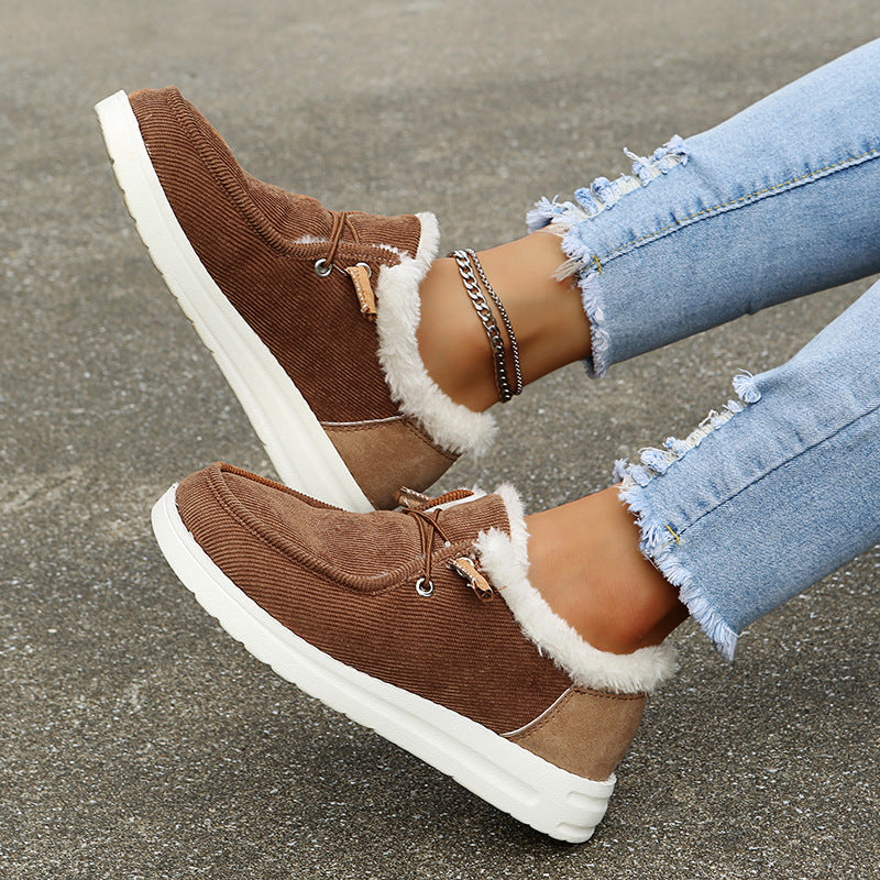 Elegant Winter Sneakers with Cozy Fur Lining