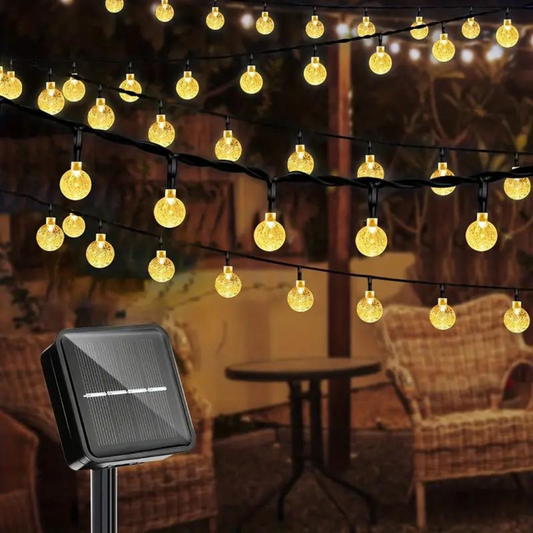 LUMINAIRE – Eco-Friendly Solar String Lights for Outdoor Bliss