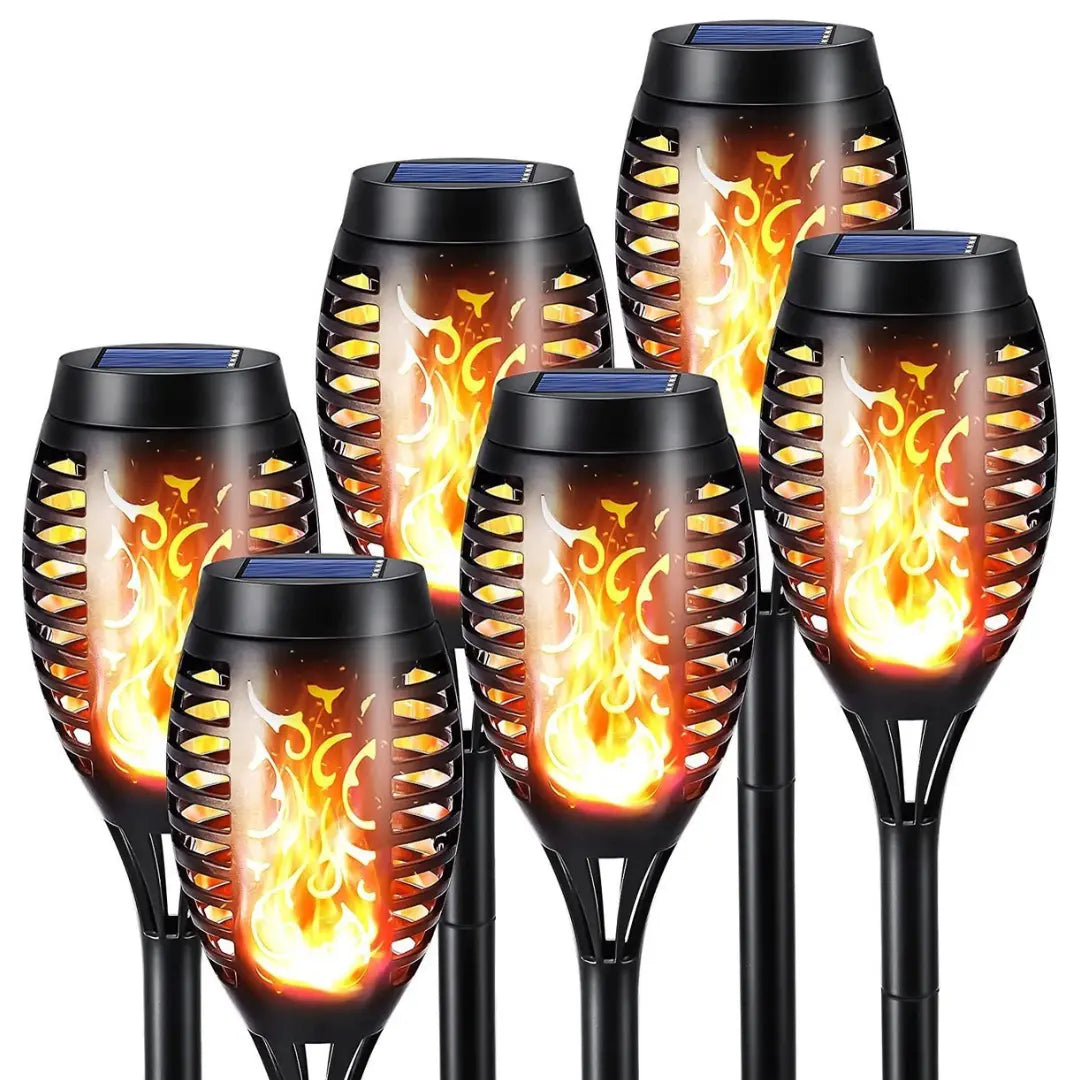 LUMINAIRE – Elegant Solar-Powered LED Torches