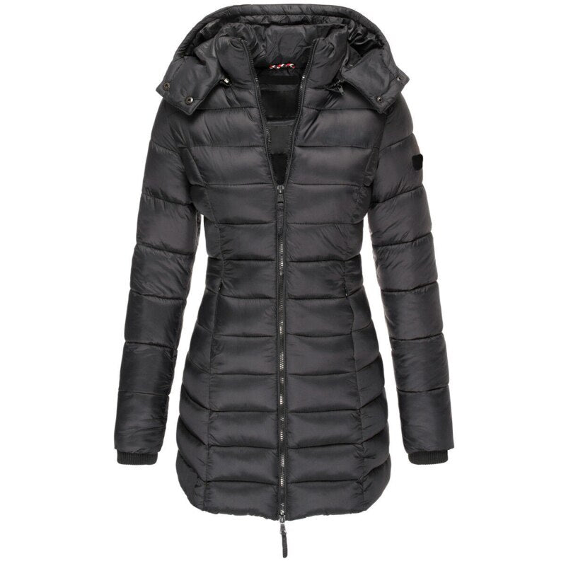 Cozy Women's Hooded Down Jacket