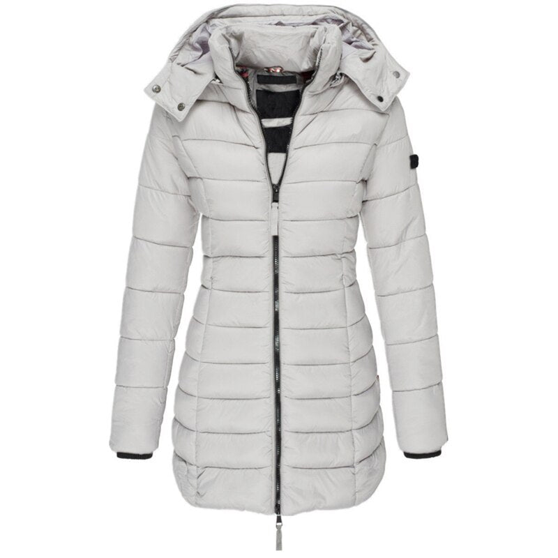 Cozy Women's Hooded Down Jacket