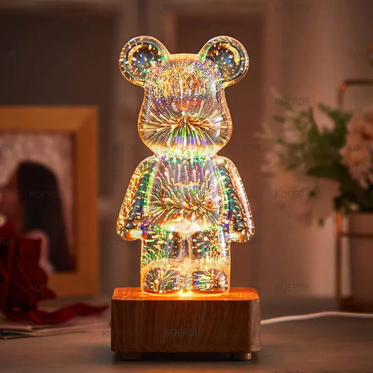 FIRESPARK – Enchanting 3D Fireworks Projection Lamp