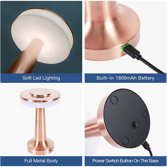LUMINAIRE CLASSIC – Elegant Wireless LED Table Lamp