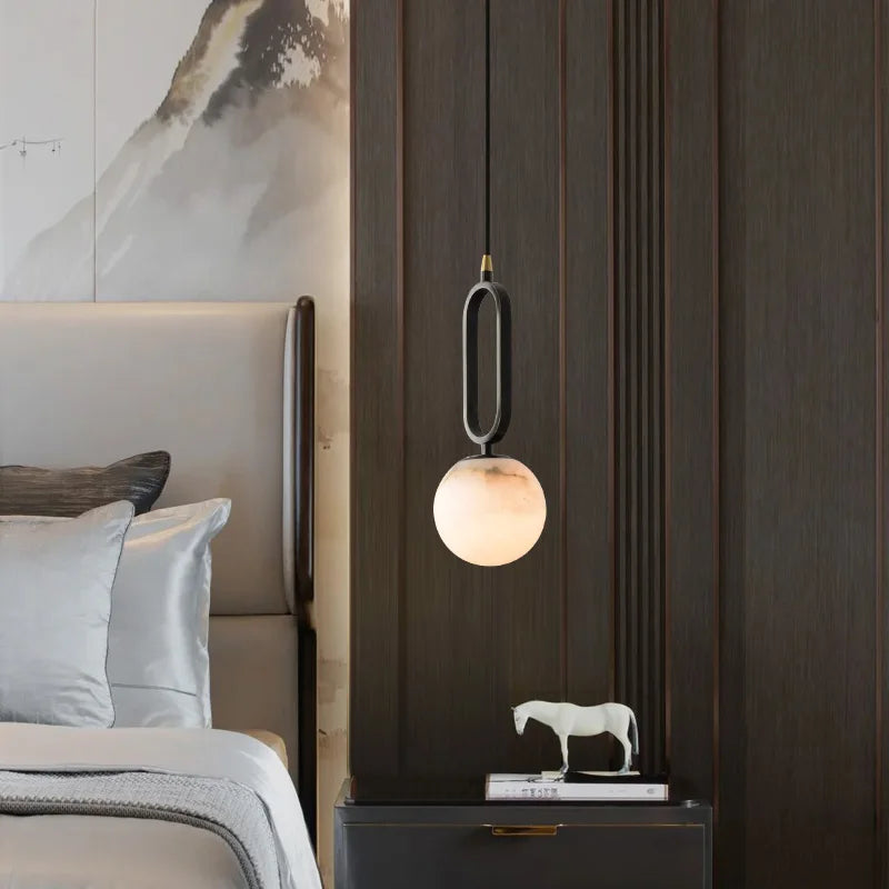 Halo Marble Pendant Light