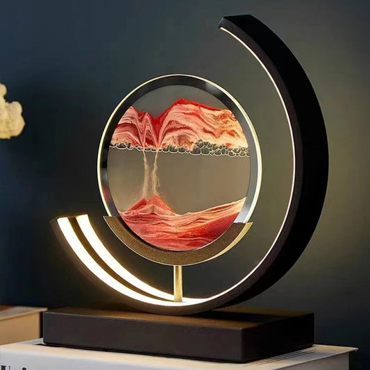 SANDSCAPE – Dynamic 3D Sand Bowl Table Lamp