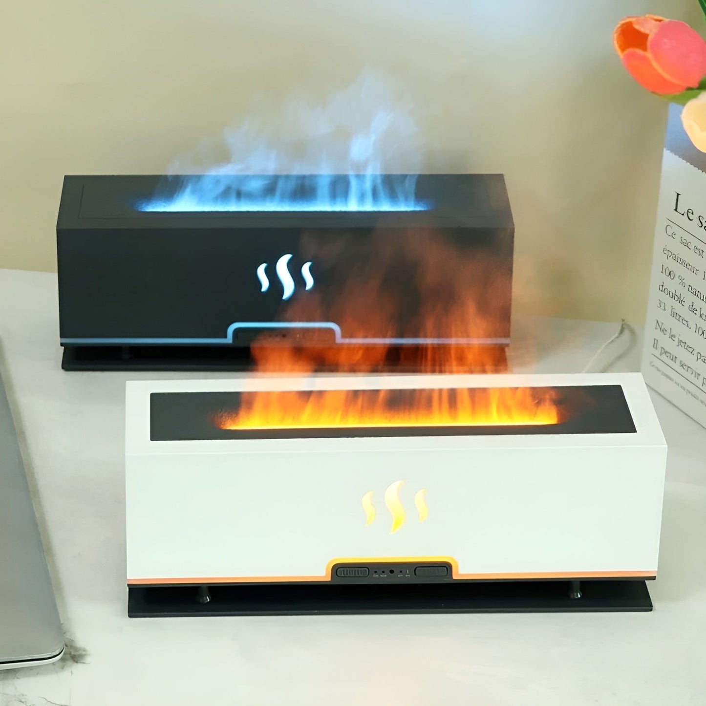 AURAFLAME – 3-in-1 Humidifier, Diffuser & Lamp
