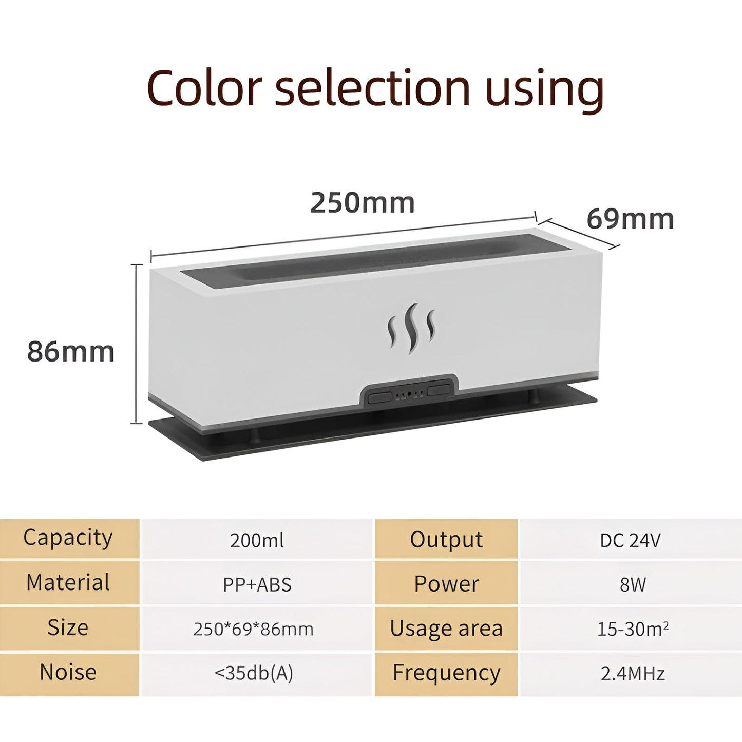 AURAFLAME – 3-in-1 Humidifier, Diffuser & Lamp