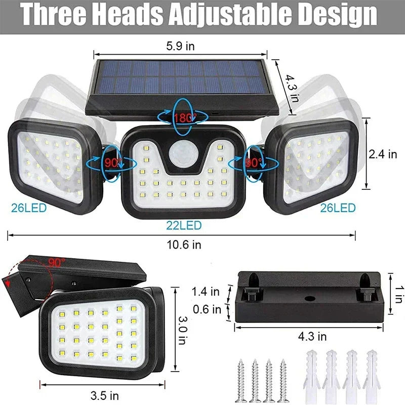 LUMINAIRE – Eco-Friendly Solar Wall Lamp