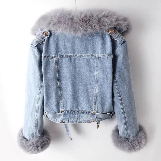 Luxury Insulated Denim Jacket for Rebels