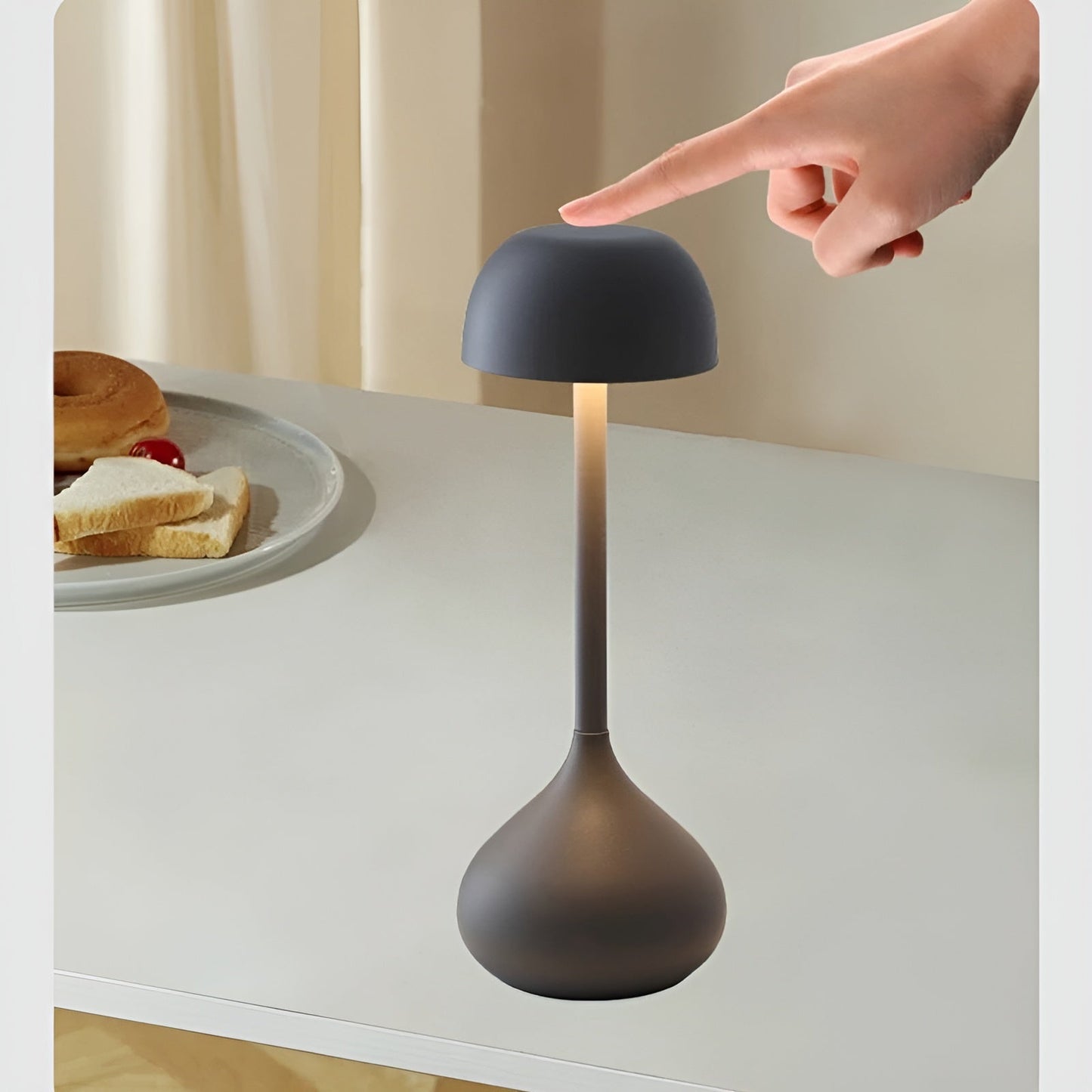 LUMINOUS MUSH – Wireless Dimmable Table Lamp