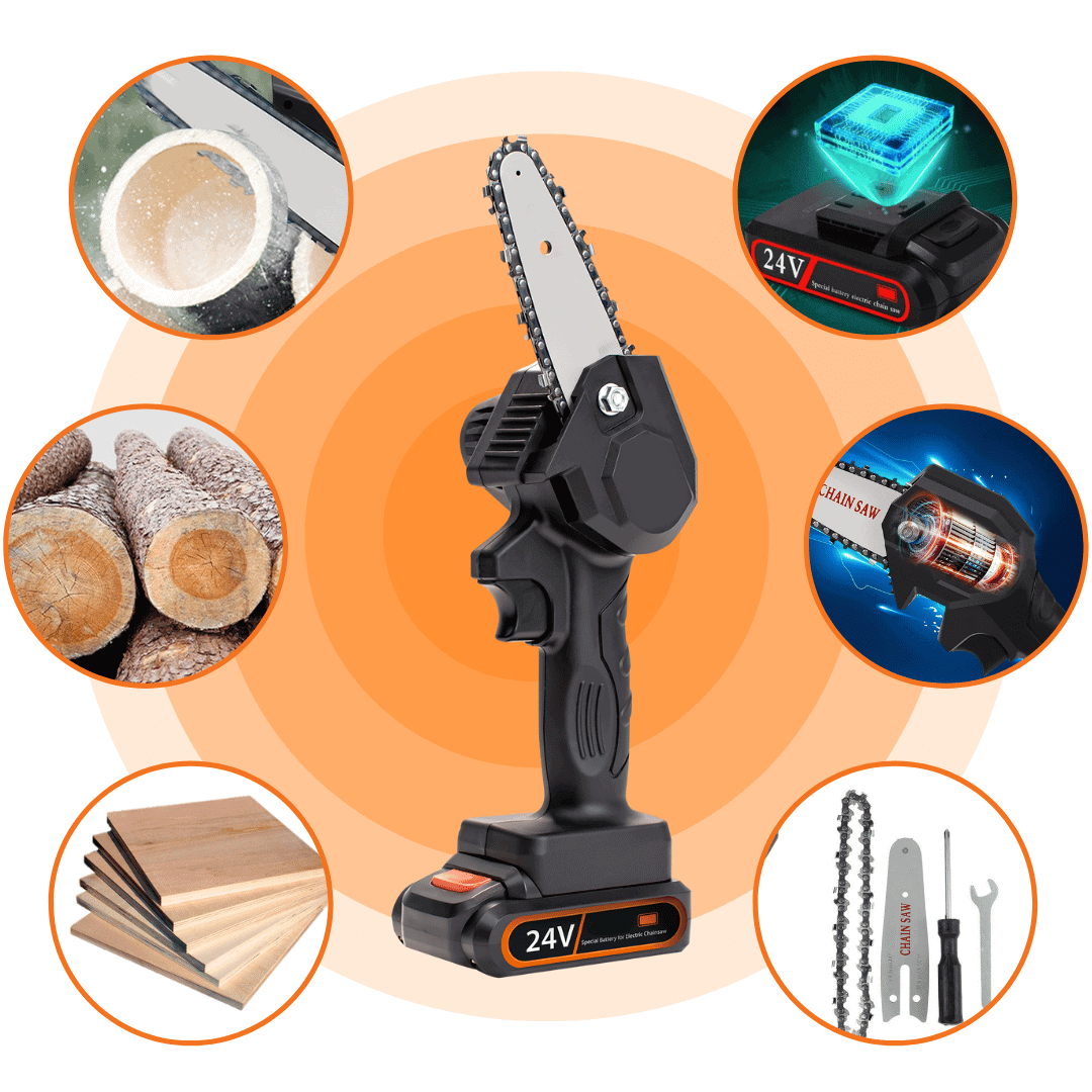 GARDENIA – Lightweight Cordless Mini Chainsaw for Effortless Gardening