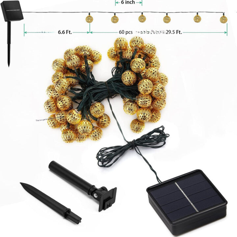 LUMINAIRE – Enchanting Moroccan Solar String Lights